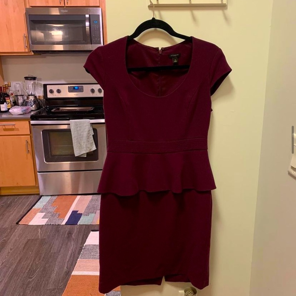 Ann Taylor Dress Maroon Size 4